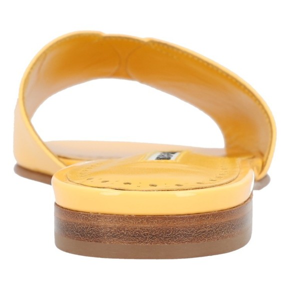 Manolo Blahnik Houramu Flat Yellow - NWT - Picture 3 of 6